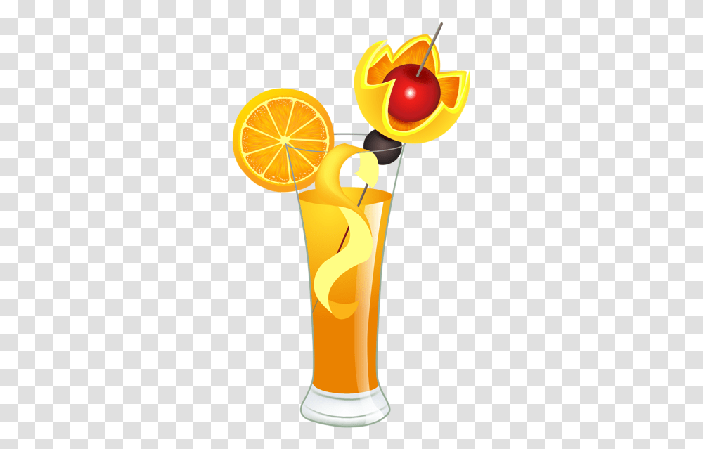 Orange Cocktail Clipart Picture Beverages Clipart, Plant, Citrus Fruit, Food, Juice Transparent Png