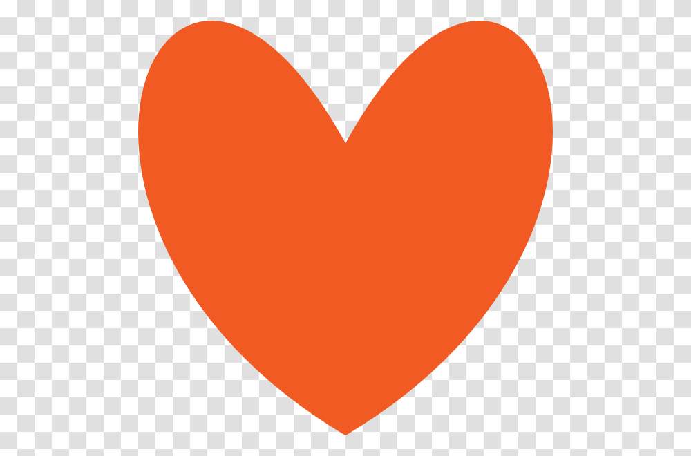 Orange Color Heart Shape, Balloon, Cushion, Face, Label Transparent Png