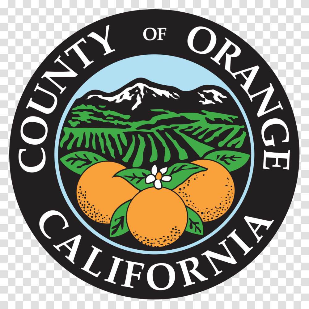 Orange County California Seal, Logo, Trademark, Label Transparent Png