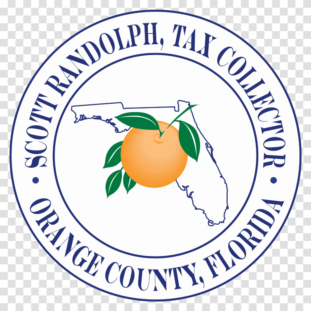 Orange County Florida Tax Collector Office Scott Randolph Orange County Tax Collector Logo, Symbol, Trademark, Plant, Label Transparent Png