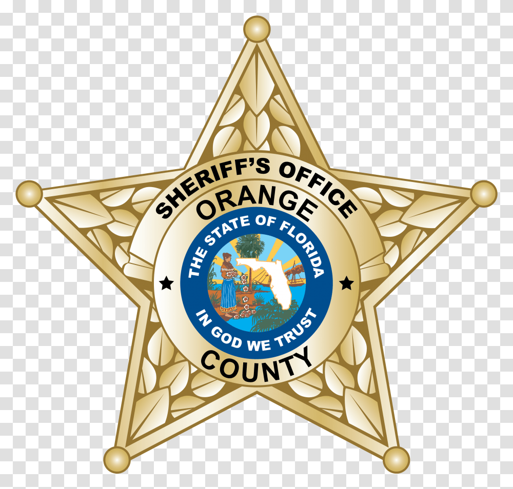 Orange County Sheriff's Office Satisfaction Survey Orange County Office Badge Florida, Logo, Symbol, Trademark, Wristwatch Transparent Png