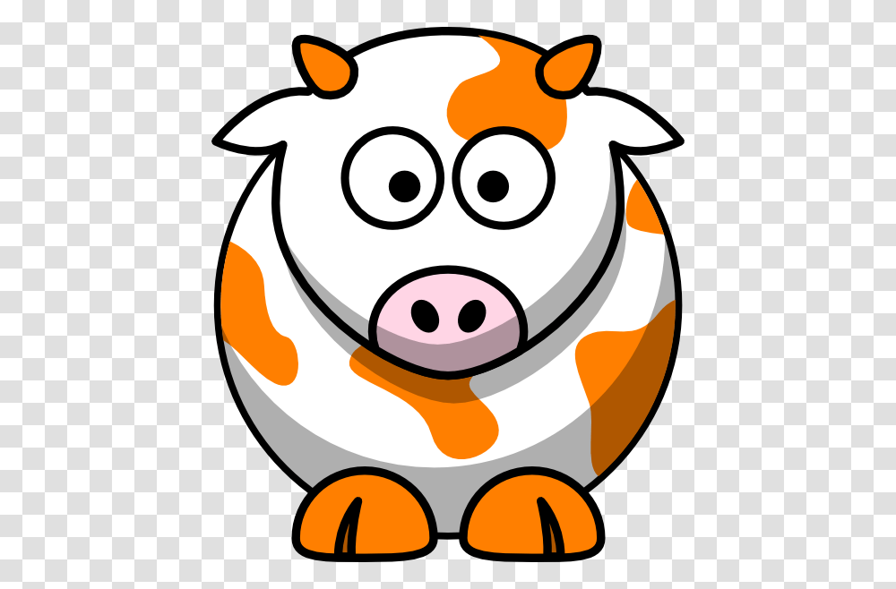 Orange Cow Clip Art, Animal, Performer, Piggy Bank, Food Transparent Png