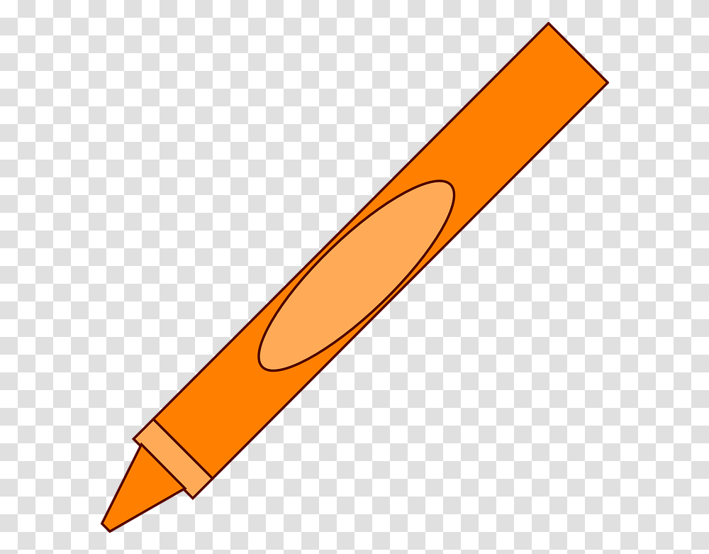 Orange Crayon Clipart Free Images Highlighter Clipart Orange Crayon Clipart, Baseball Bat, Team Sport, Sports, Softball Transparent Png