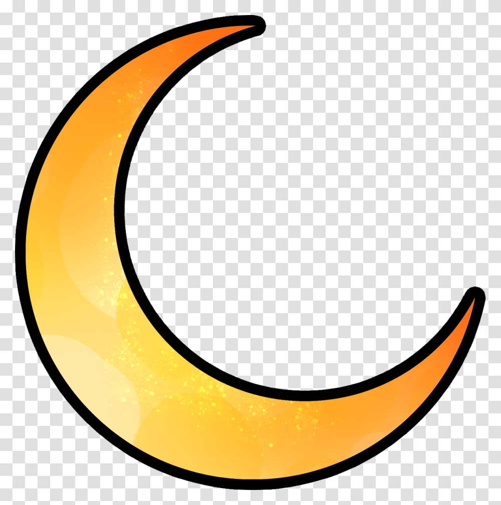 Orange Crescent Image, Eclipse, Astronomy, Banana, Fruit Transparent Png
