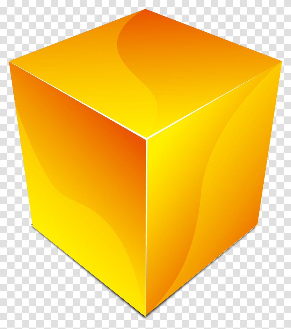 Orange Cube Illustration, Cardboard, Box, Carton, Lighting Transparent Png