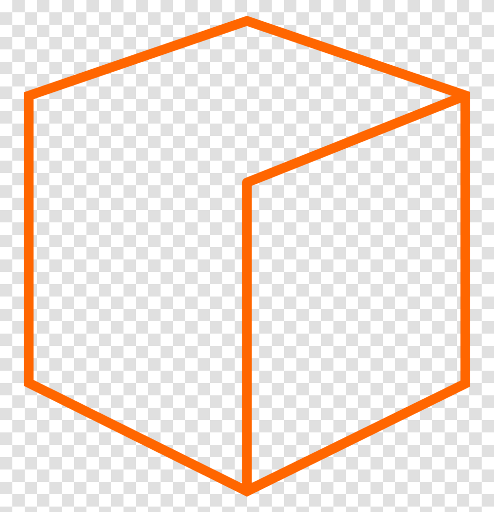 Orange Cube, Crystal Transparent Png