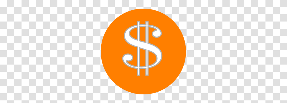 Orange Dollar Sign Clip Art, Logo, Vehicle Transparent Png