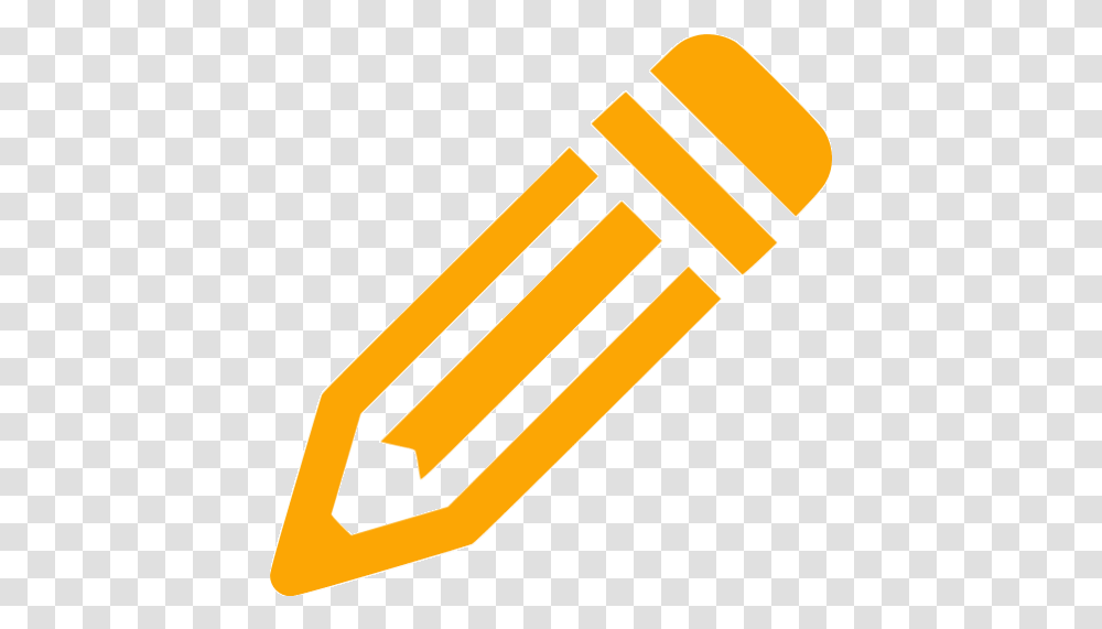 Orange Edit Icon Edit Icon Orange, Hammer, Tool, Dynamite, Bomb Transparent Png