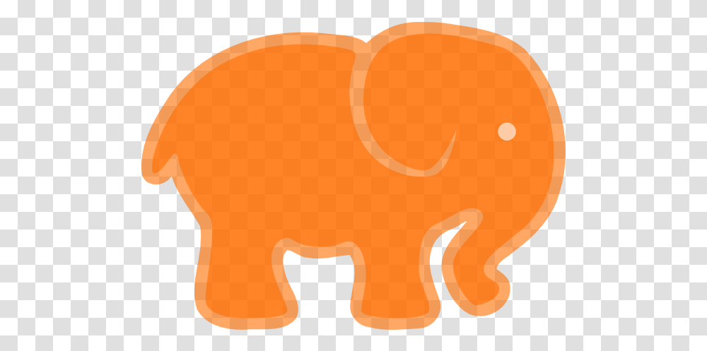 Orange Elephant Clip Art Vector Clip Art Indian Elephant, Piggy Bank, Mammal Transparent Png