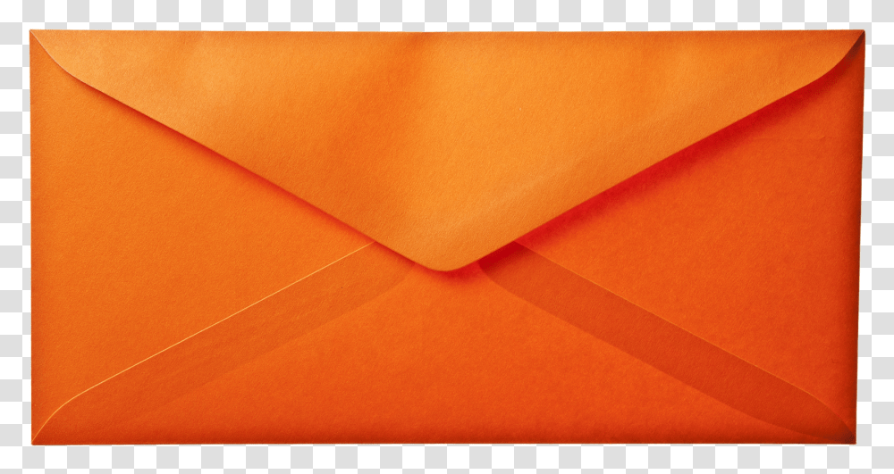 Orange Envelope Paper Background Layer Hd Paper, Mail Transparent Png