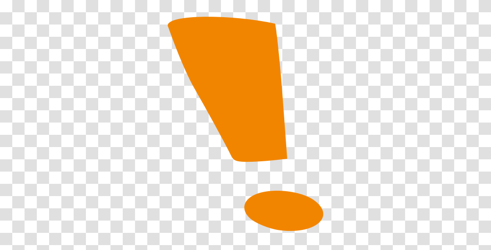 Orange Exclamation Mark, Lamp, Cone Transparent Png