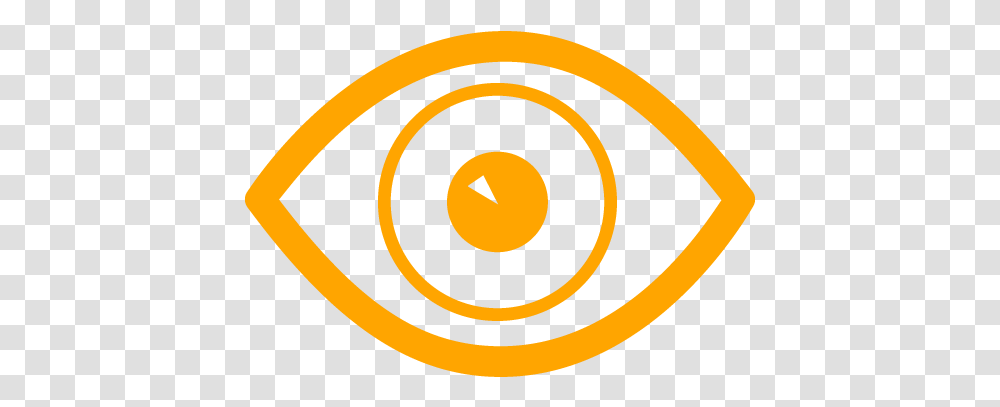 Orange Eye 4 Icon Free Orange Eye Icons Eye Logo Orange, Spiral, Coil, Symbol, Text Transparent Png