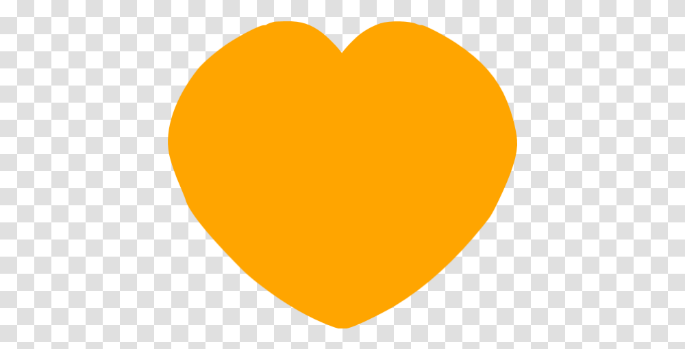 Orange Favorite 6 Icon Free Orange Favorite Icons Orange Heart, Balloon Transparent Png