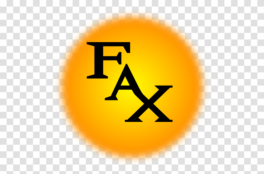 Orange Fax Icon Clip Art Fax Machine Clip Art, Symbol, Sign, Logo, Trademark Transparent Png