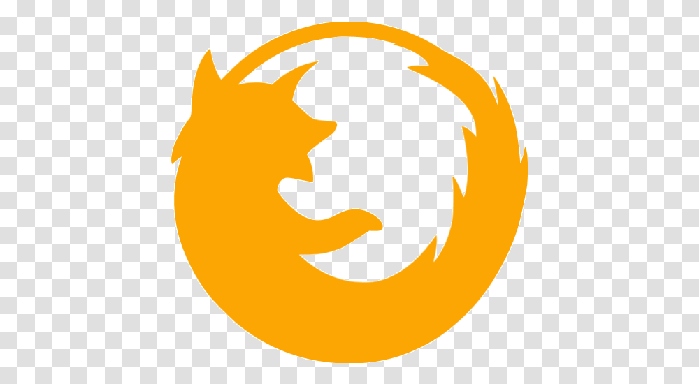 Orange Firefox Icon Firefox Grayscale Icon, Symbol, Logo, Trademark, Outdoors Transparent Png