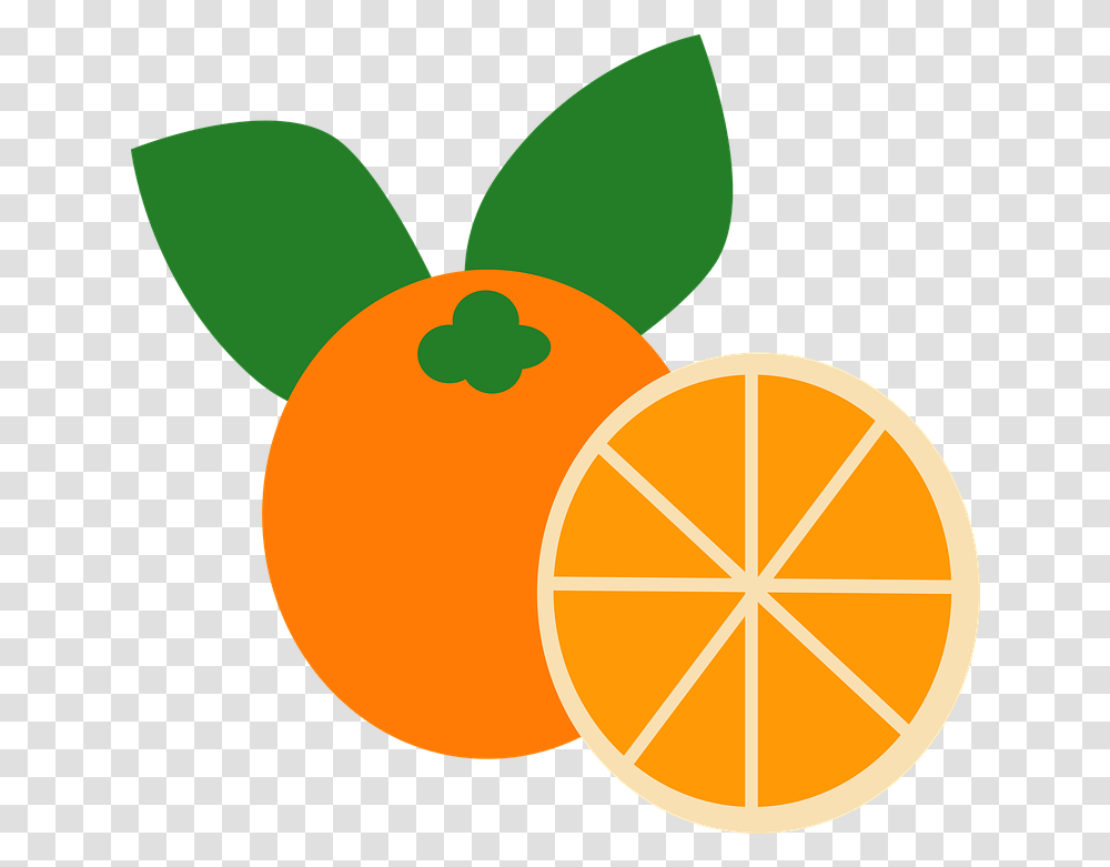 Orange Fruit Design Elements Web Free Vector Graphic On Vector Graphics, Citrus Fruit, Plant, Food, Balloon Transparent Png