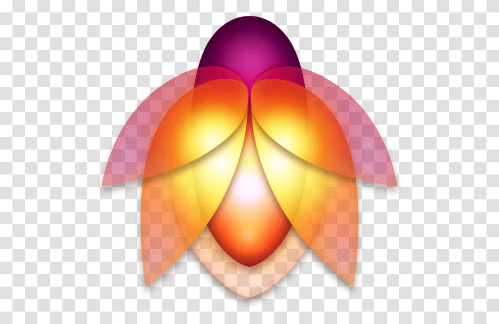 Orange Gallery Icon, Lamp, Ornament, Pattern, Fractal Transparent Png