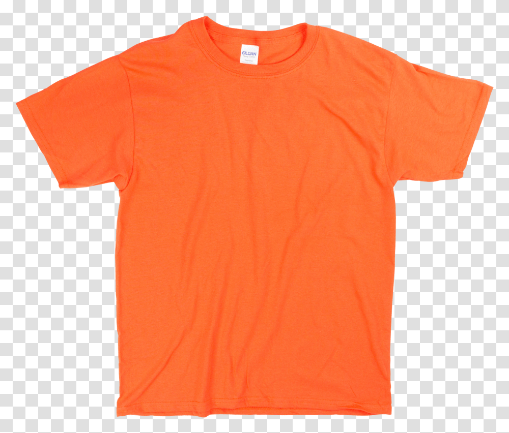 Orange Gd 5000b Gildan Orange T Shirt, Apparel, T-Shirt Transparent Png