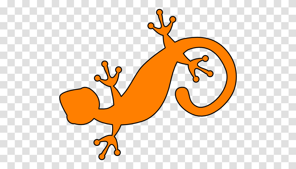 Orange Gecko Clip Art, Lizard, Reptile, Animal, Antelope Transparent Png