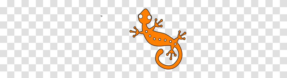 Orange Gecko Clip Art, Lizard, Reptile, Animal, Wildlife Transparent Png