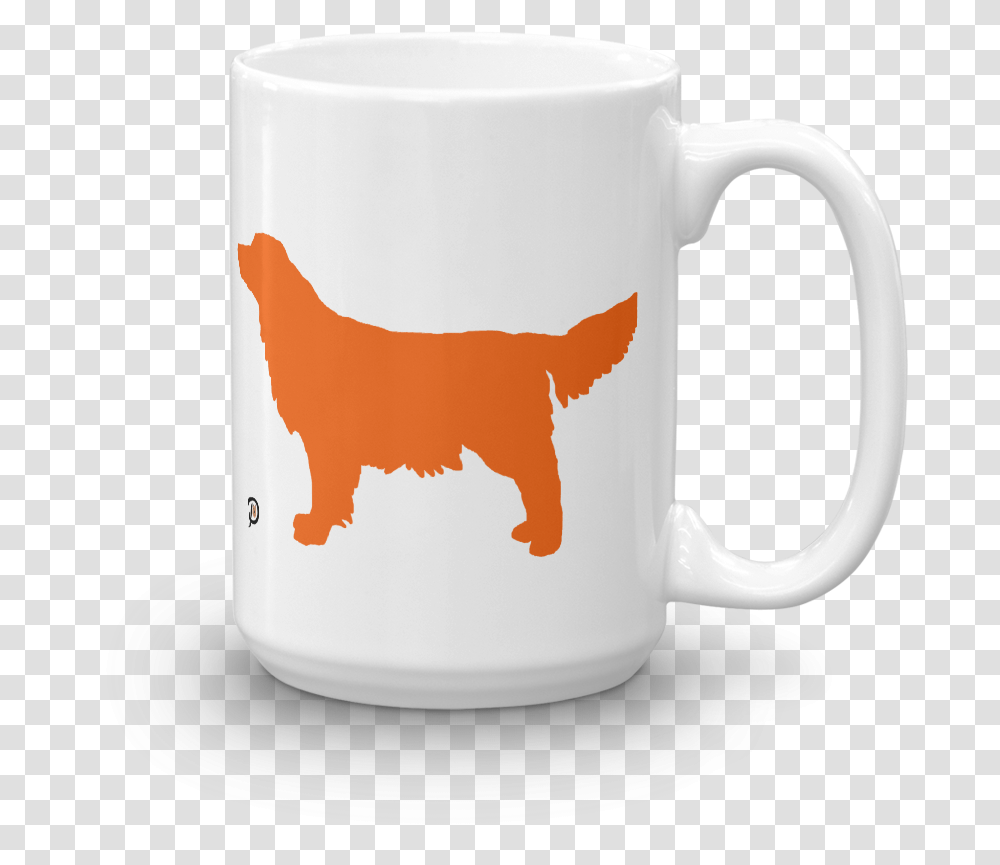 Orange Golden Retriever Mug - Dogs And Art Online Mug, Coffee Cup, Pottery, Porcelain, Wedding Cake Transparent Png