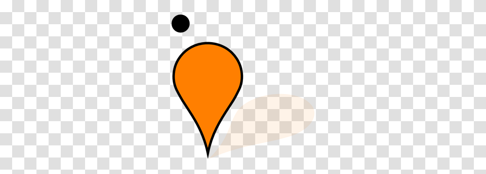 Orange Google Maps Pin Clipart For Web, Footprint, Furniture, Heart Transparent Png