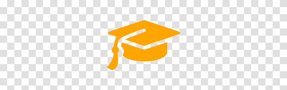 Orange Graduation Cap Icon, Plant, Fruit, Food, Logo Transparent Png