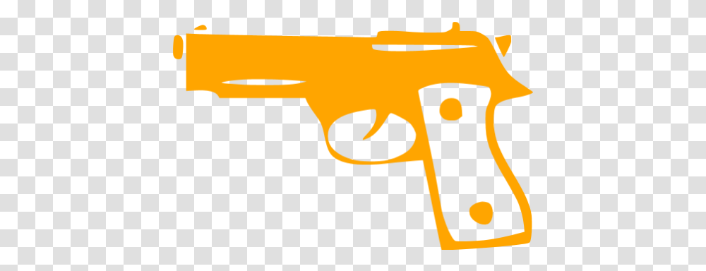 Orange Gun 4 Icon Free Orange Gun Icons Gun Art, Weapon, Weaponry, Handgun Transparent Png