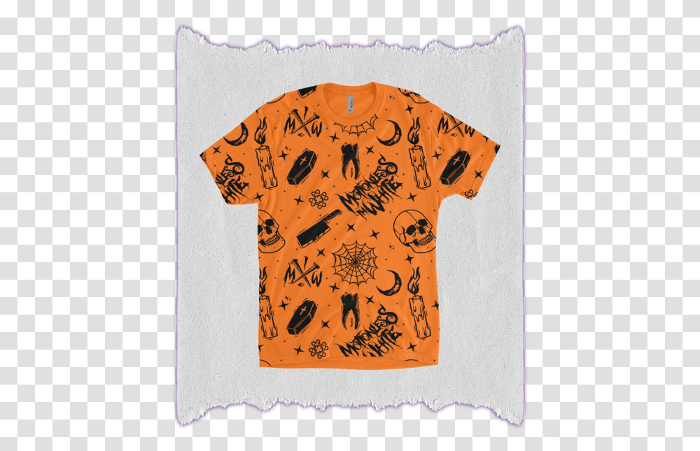 Orange Halloween TeeClass Lazyload Lazyload Fade Motionless In White Halloween Merch, Apparel, T-Shirt Transparent Png