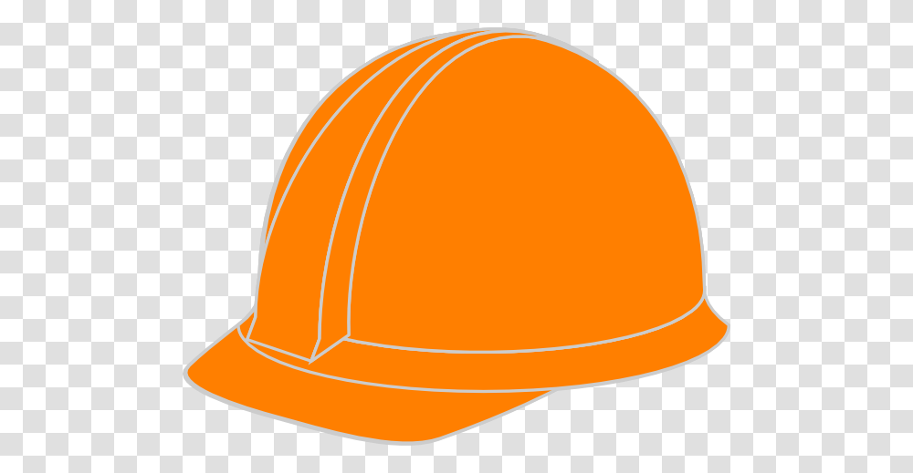 Orange Hard Hat Clip Art, Apparel, Hardhat, Helmet Transparent Png