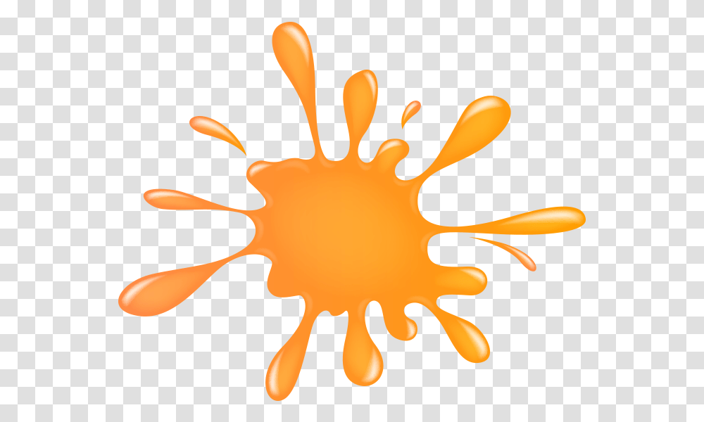 Orange Hd Splat Trending For Picsart, Plant, Stain, Flower, Food Transparent Png