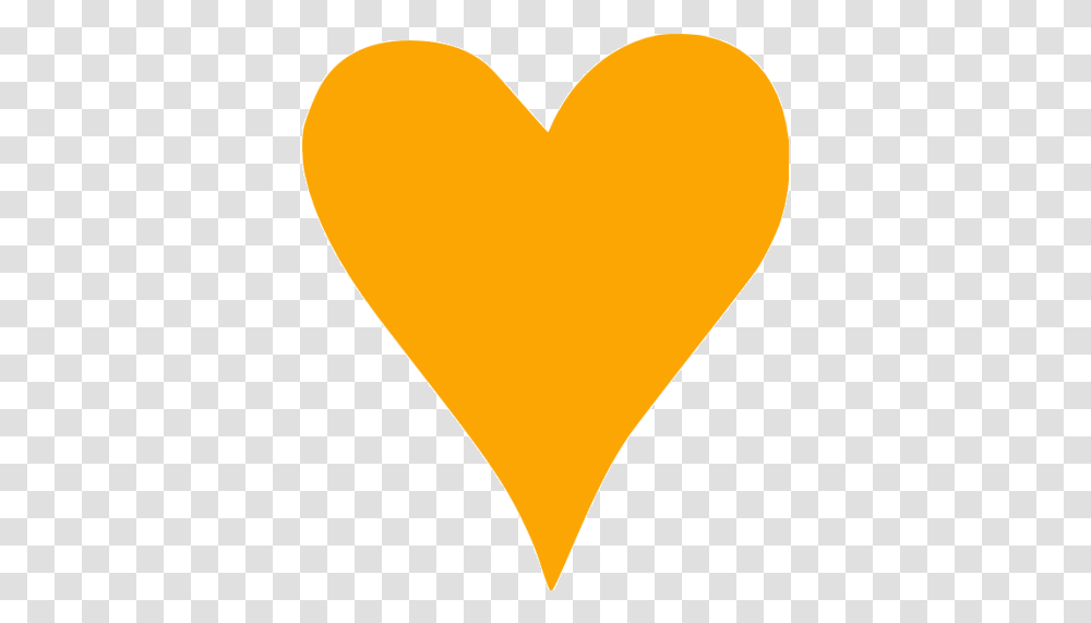 Orange Heart 43 Icon Free Orange Heart Icons Background Orange Heart Clipart, Balloon Transparent Png