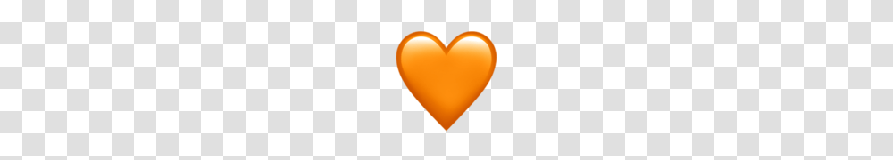 Orange Heart Emoji, Balloon, Cushion, Interior Design, Indoors Transparent Png