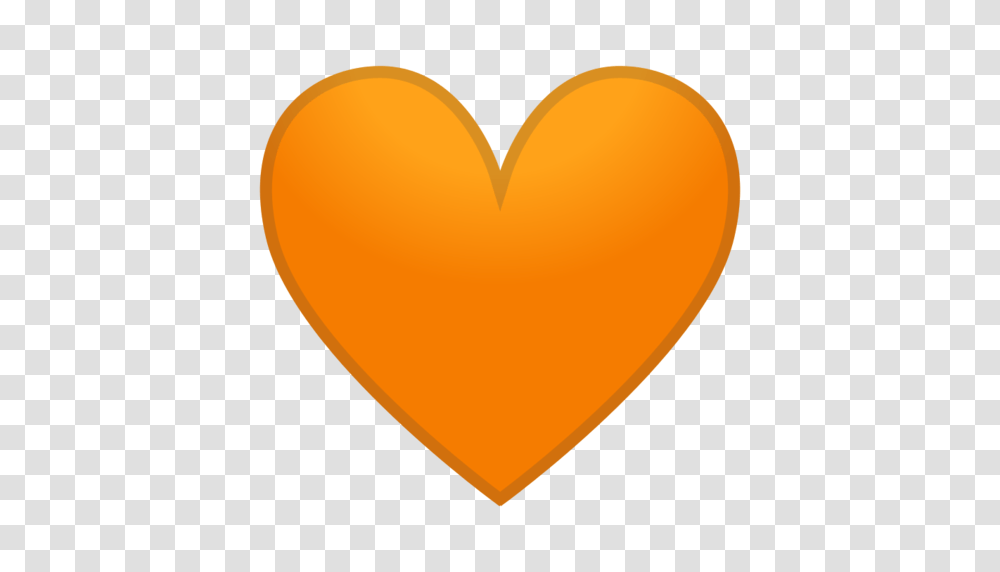 Orange Heart Emoji, Balloon Transparent Png