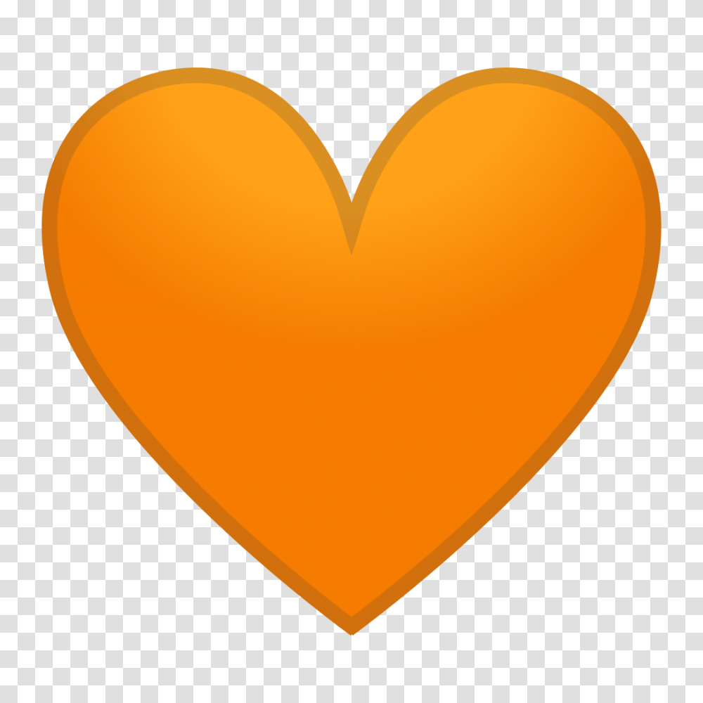 Orange Heart Free Icon Of Noto Emoji Emoji Heart Icon Orange, Balloon Transparent Png