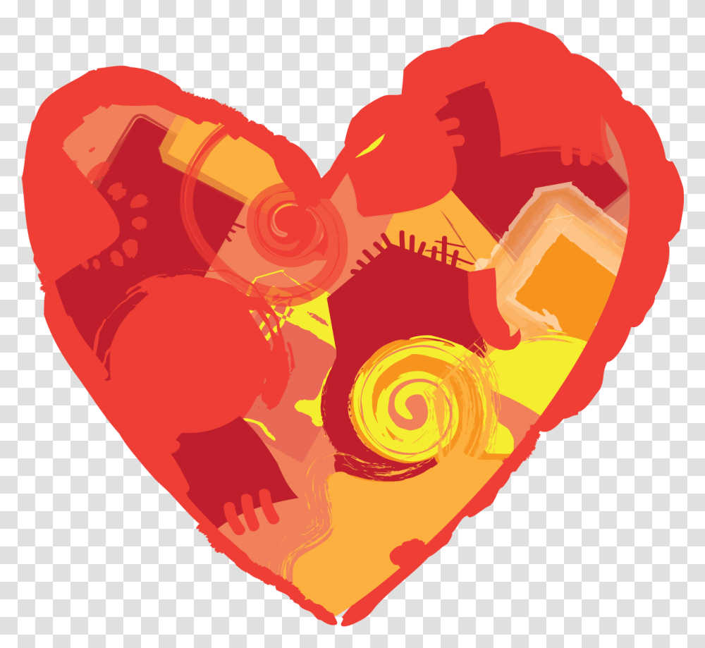 Orange Heart Free Image Caring Heart, Accessories, Accessory, Plectrum, Spiral Transparent Png
