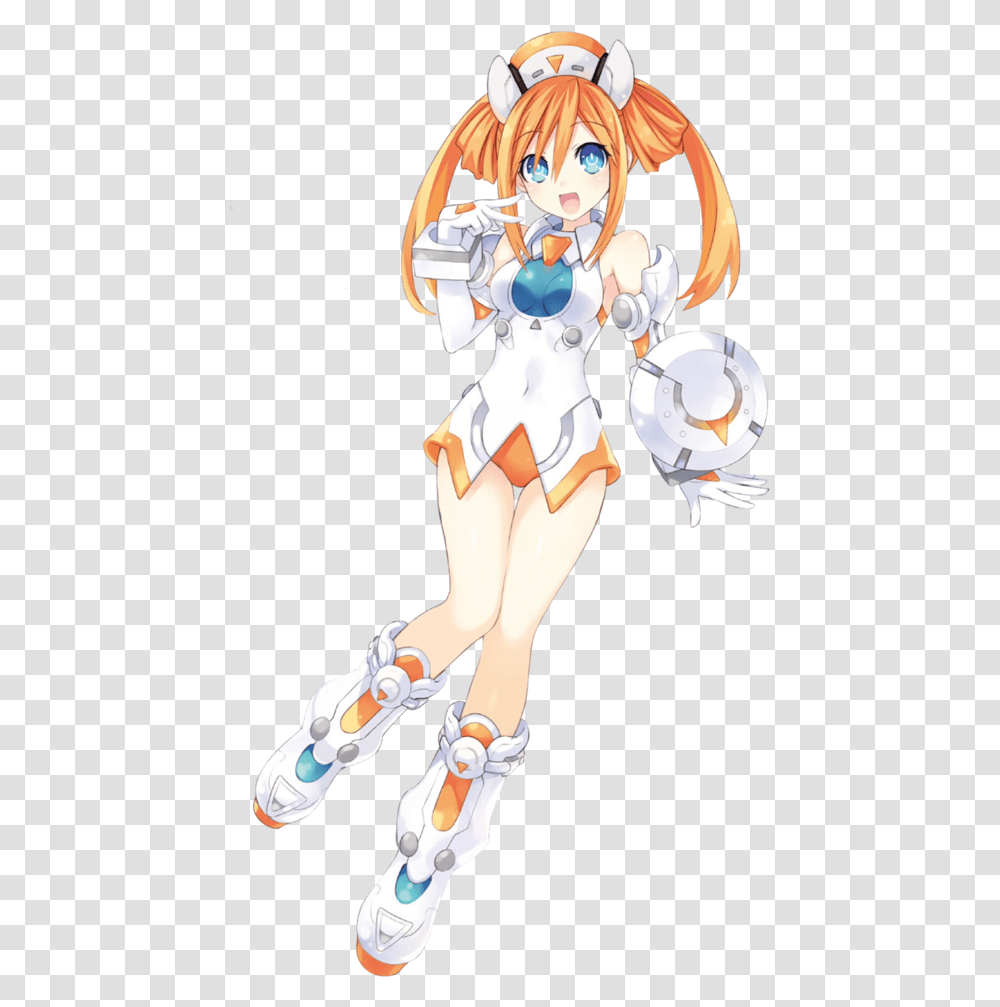 Orange Heart Neptunia Uzume, Costume, Comics, Book, Person Transparent Png