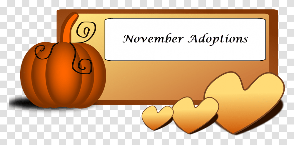 Orange Heart November Clipart Free, Label, Credit Card, Scroll Transparent Png