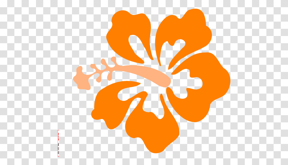 Orange Hibiscus Flower Clipart, Plant, Blossom, Floral Design Transparent Png