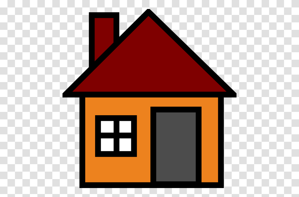 Orange House Clip Art, Housing, Building, Den, Dog House Transparent Png