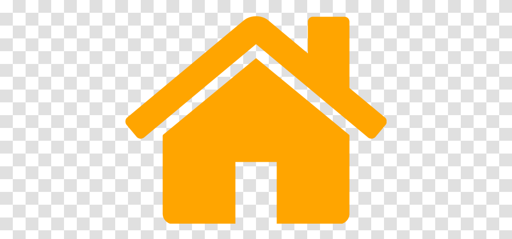 Orange House Icon Free Orange House Icons House Icon, Label, Text, Axe, Tool Transparent Png