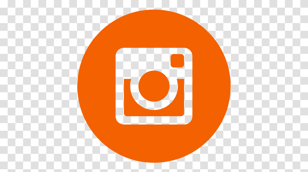 Orange Instagram Icon Instagram, Logo, Symbol, Trademark, Label Transparent Png