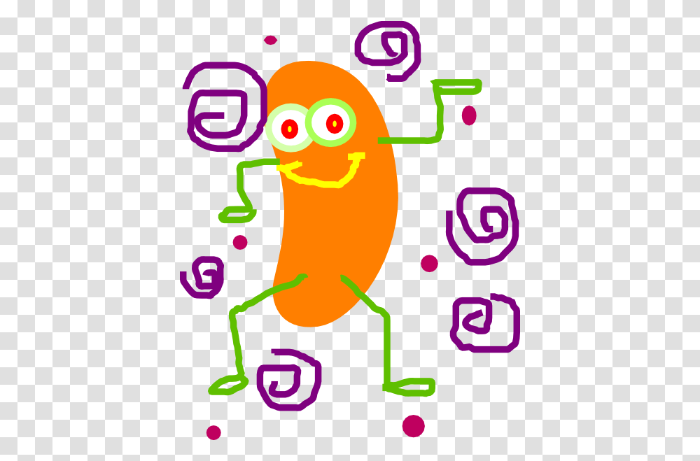 Orange Jelly Bean Clip Art, Number, Label Transparent Png