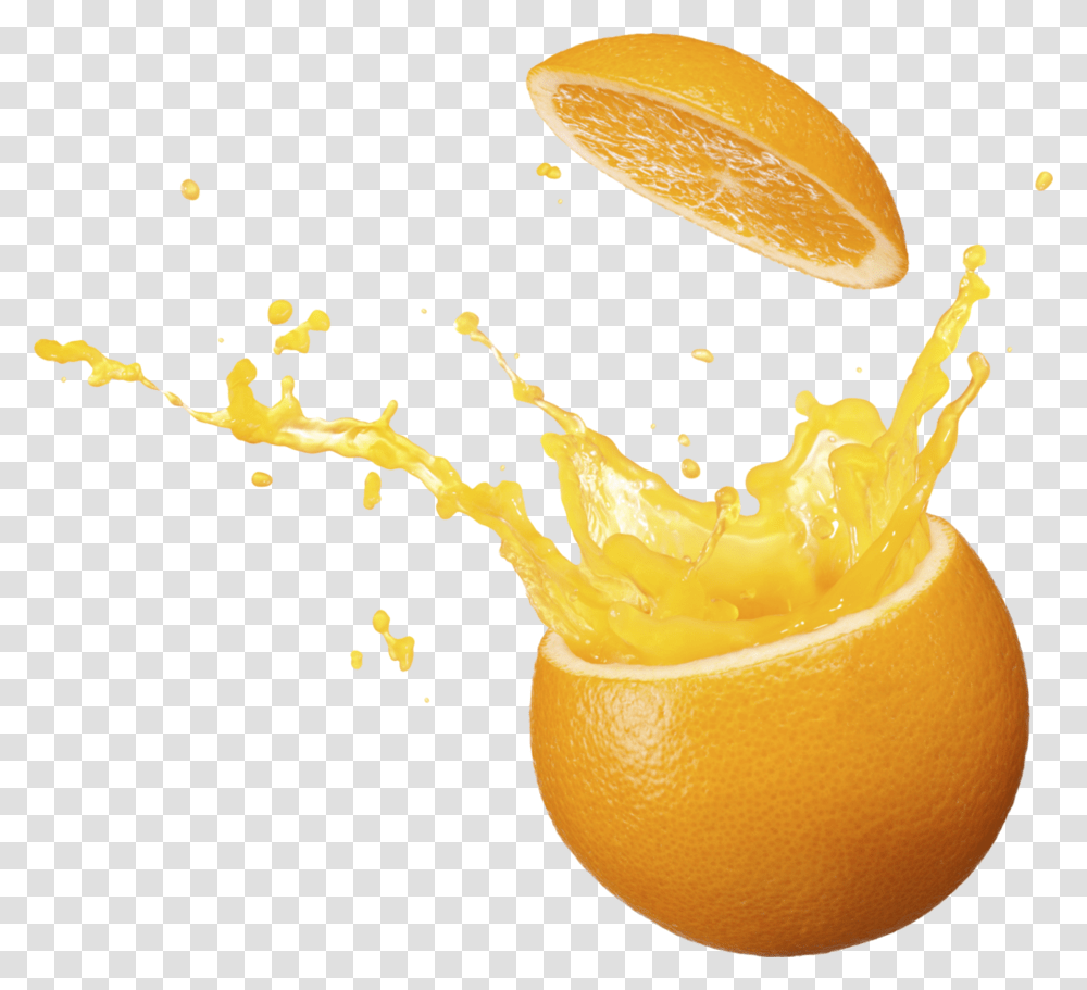 Orange Juice Splash Image, Beverage, Drink, Fungus, Plant Transparent Png