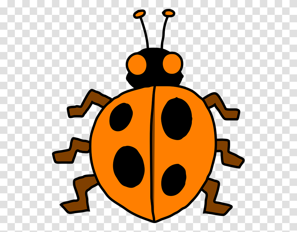Orange Ladybug Clipart Clip Art Images, Halloween, Pumpkin, Vegetable, Plant Transparent Png