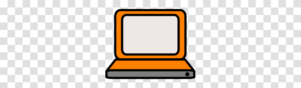 Orange Laptop Clip Art, Monitor, Screen, Electronics, Display Transparent Png