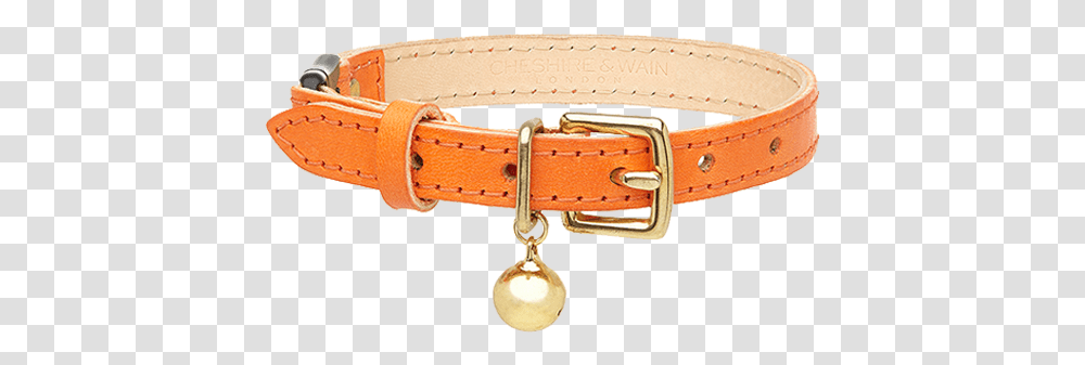 Orange Leather Cat Collar Cheshire Cat Collar, Belt, Accessories, Accessory Transparent Png