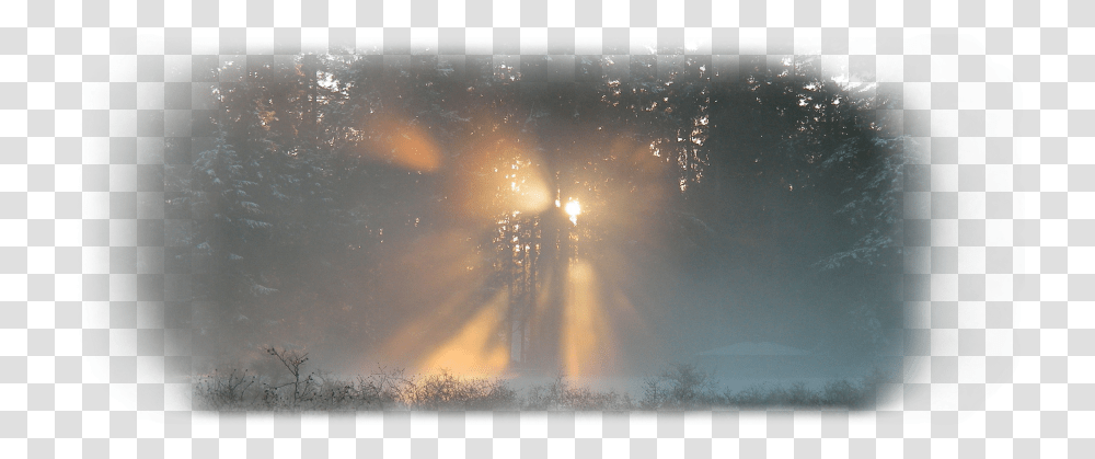 Orange Lens Flare Sunlight, Nature, Weather, Outdoors, Fog Transparent Png