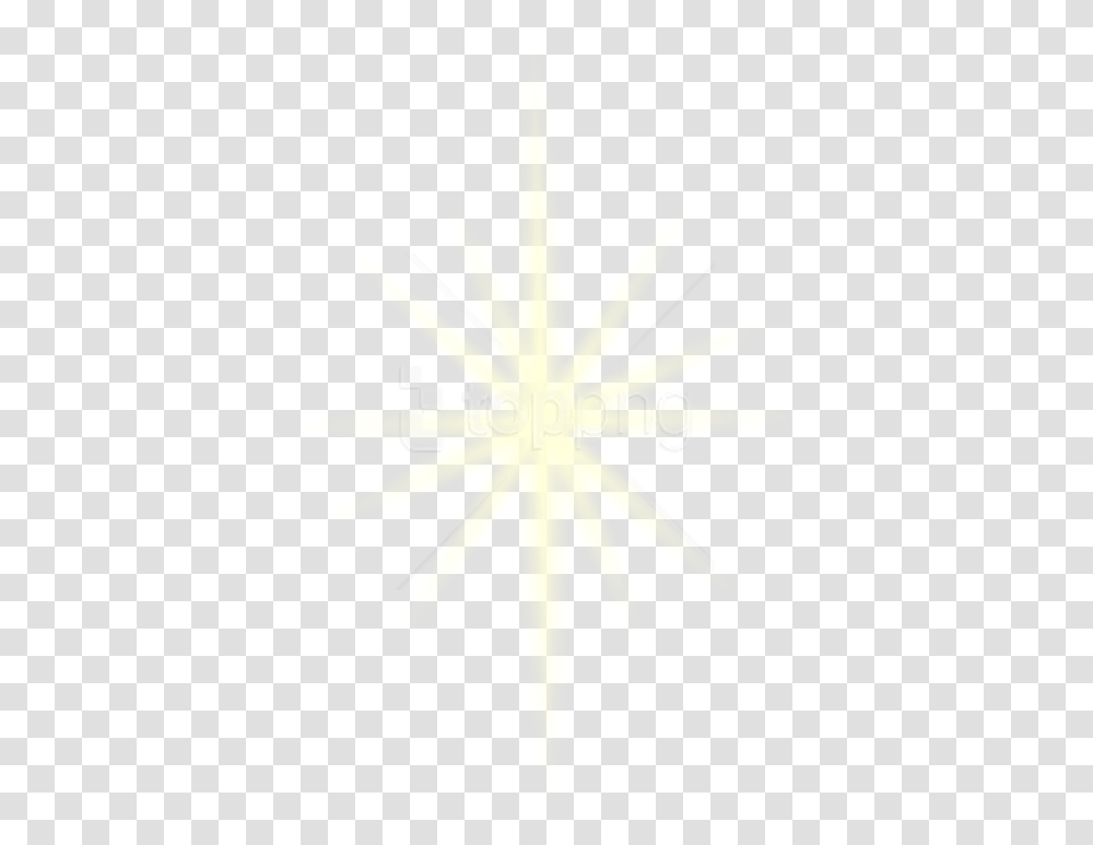 Orange Light Effect Cross, Star Symbol Transparent Png