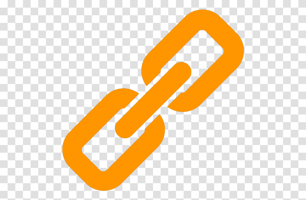 Orange Link Icon Link Hyperlink Icon, Chain, Hammer, Tool Transparent Png